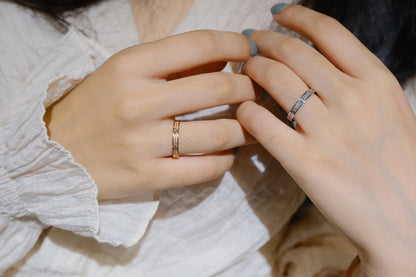 [Charm Aries Jewelry]LOVE RING 2.65MM DIAMOND