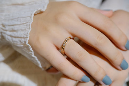 [Charm Aries Jewelry]LOVE RING 2.65MM DIAMOND
