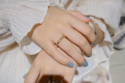 [Charm Aries Jewelry]LOVE RING 2.65MM DIAMOND