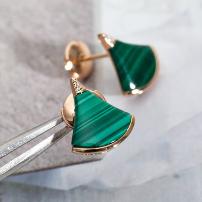 [Charm Aries Jewelry]DIVAS DREAM EARRINGS PINK GOLD