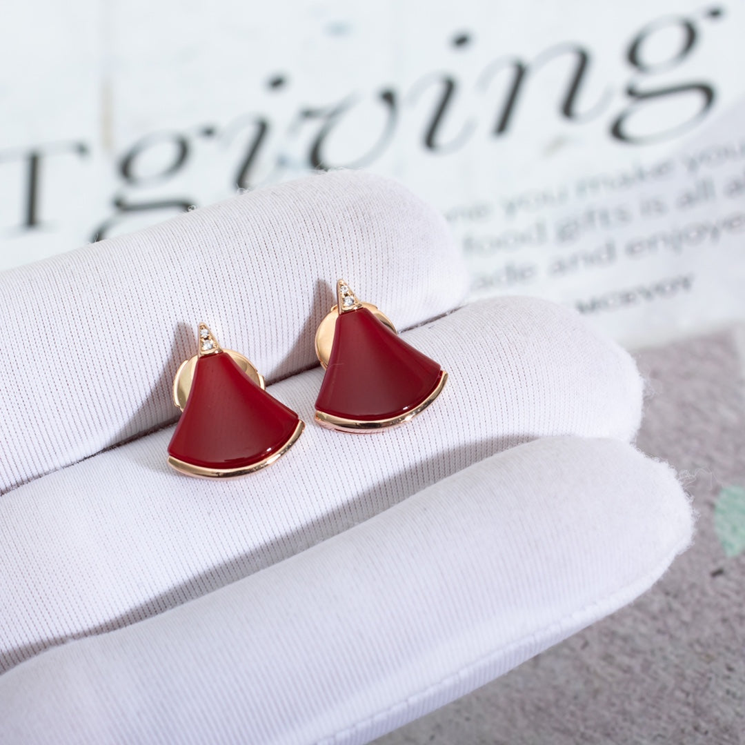 [Charm Aries Jewelry]DIVAS DREAM EARRINGS PINK GOLD