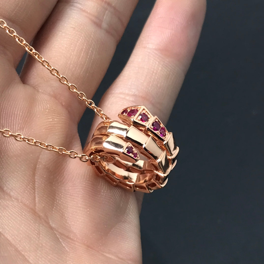 [Charm Aries Jewelry]SERPENTI PEDANT NECKLACE