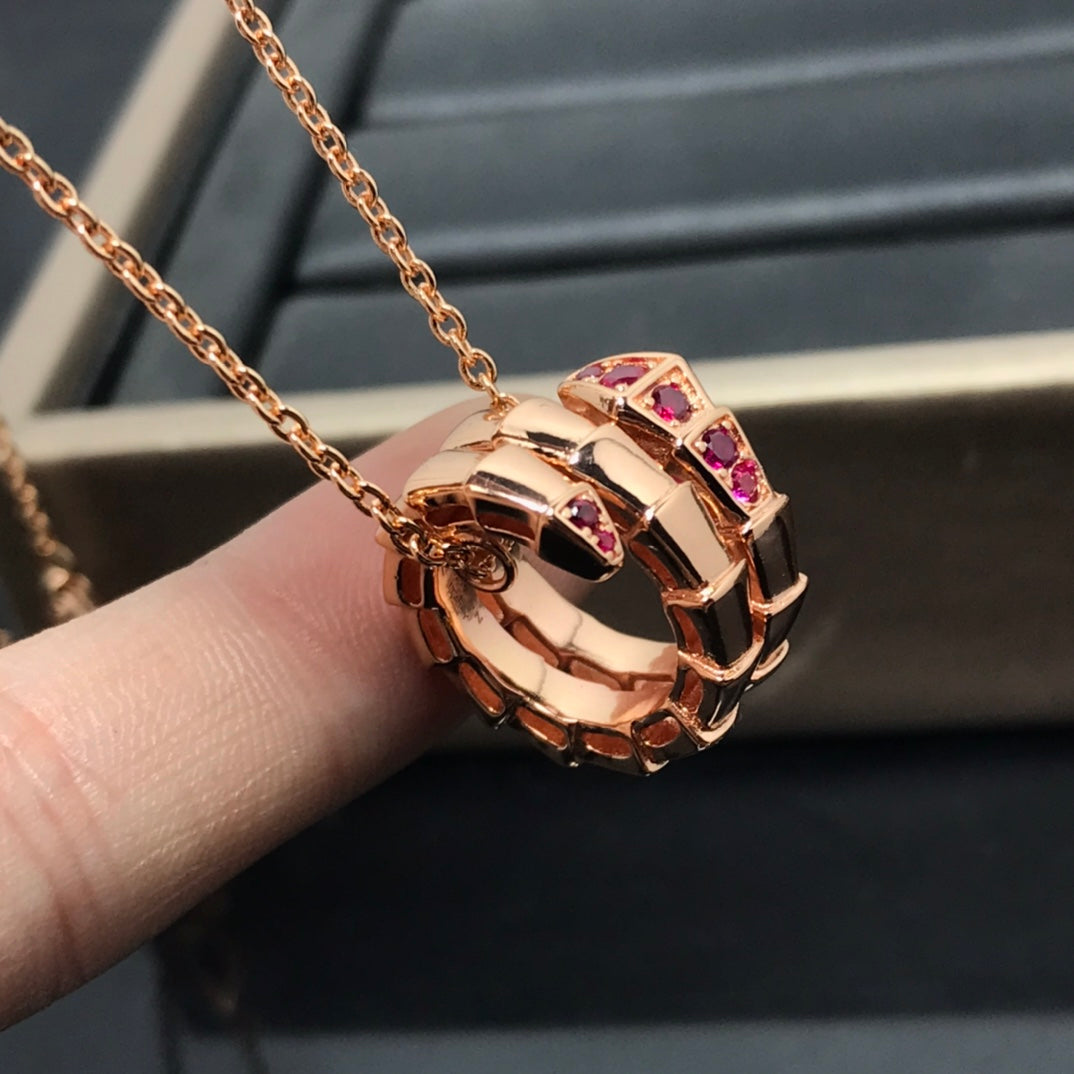 [Charm Aries Jewelry]SERPENTI PEDANT NECKLACE