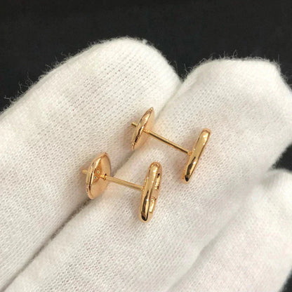 [Charm Aries Jewelry]CHAINE SMALL EARRINGS GOLD AND SILVER