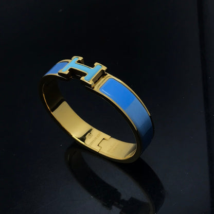 [Charm Aries Jewelry]H BRACELET BLUE RAINBOW CERAMIC