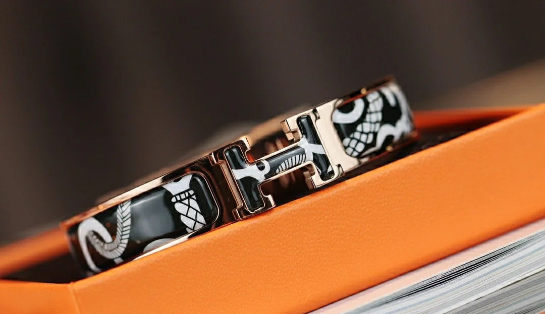 [Charm Aries Jewelry]H TARTAN BRACELET 12MM