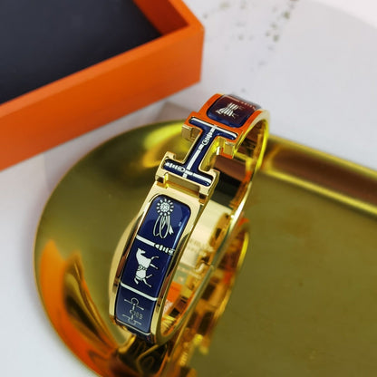 [Charm Aries Jewelry]H COUVERTURES DARK BLUE BRACELET