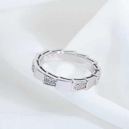 [Charm Aries Jewelry]SERPENTI RING SILVER  3MM
