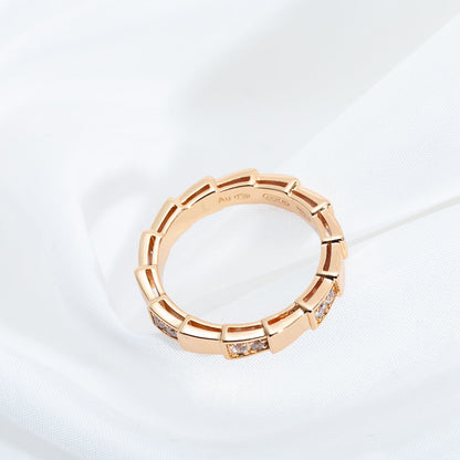 [Charm Aries Jewelry]SERPENTI RING PINK GOLD  3MM