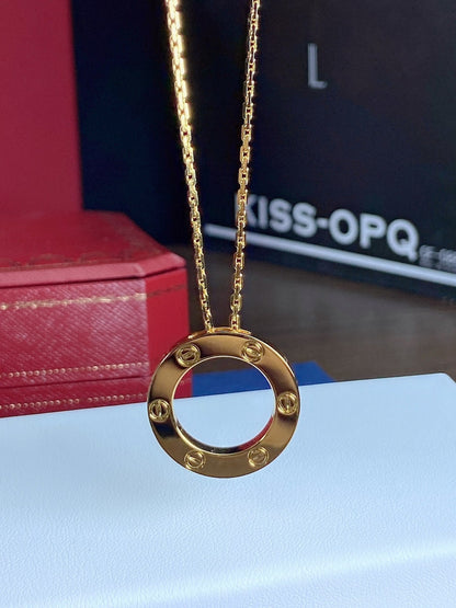 [Charm Aries Jewelry]LOVE NECKLACE 16MM
