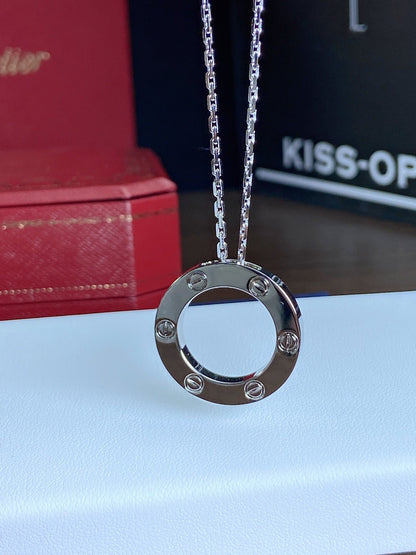 [Charm Aries Jewelry]LOVE NECKLACE 16MM