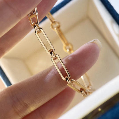 [Charm Aries Jewelry]CHAINE BRACELET SMALL MODEL DIAMOND