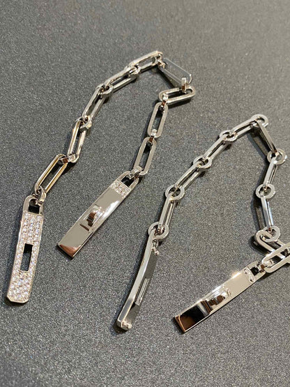 [Charm Aries Jewelry]CHAINE BRACELET SMALL MODEL DIAMOND