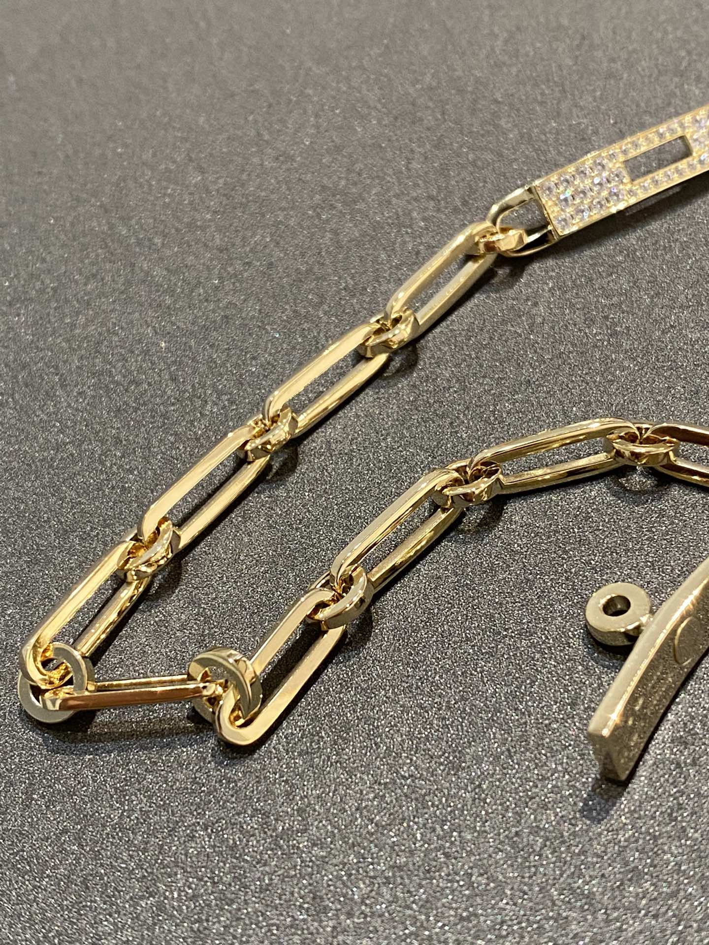 [Charm Aries Jewelry]CHAINE BRACELET SMALL MODEL DIAMOND