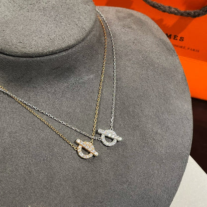 [Charm Aries Jewelry]ECHAPEE NECKLACE DIAMOND