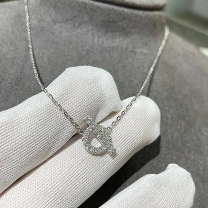 [Charm Aries Jewelry]ECHAPEE NECKLACE DIAMOND