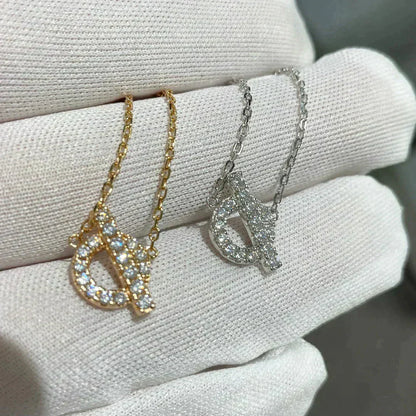 [Charm Aries Jewelry]ECHAPEE NECKLACE DIAMOND