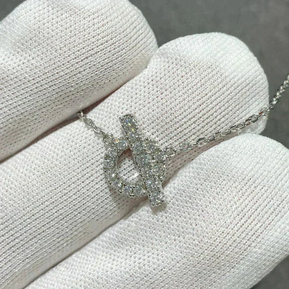 [Charm Aries Jewelry]ECHAPEE NECKLACE DIAMOND