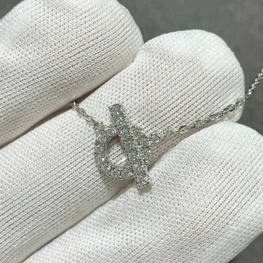 [Charm Aries Jewelry]ECHAPEE NECKLACE DIAMOND
