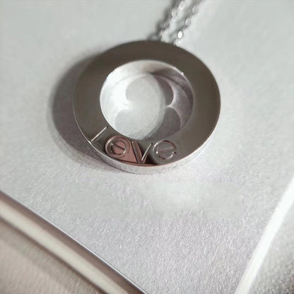 [Charm Aries Jewelry]LOVE NECKLACE ADJUSTABLE SILVER