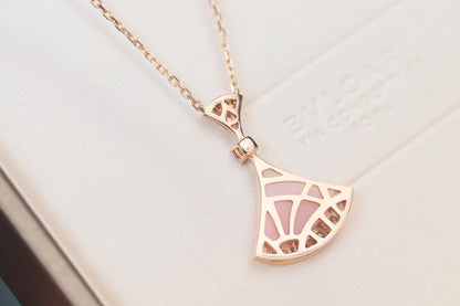[Charm Aries Jewelry]DREAM NECKLACE PINK MOP DIAMOND