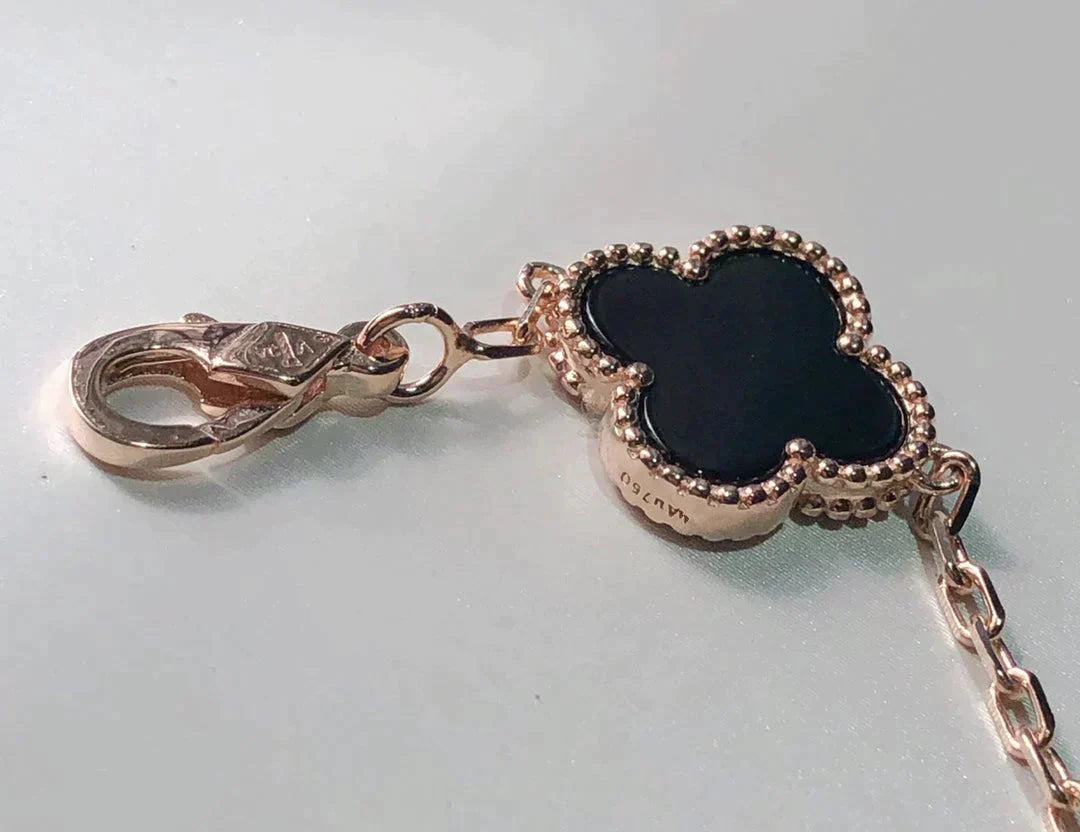 [Charm Aries Jewelry]CLOVER 5 MOTIFS MULTICOLOR  BRACELET