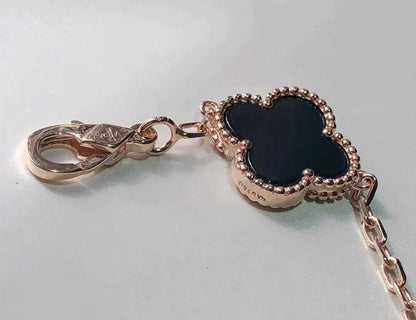 [Charm Aries Jewelry]CLOVER 5 MOTIFS MULTICOLOR  BRACELET