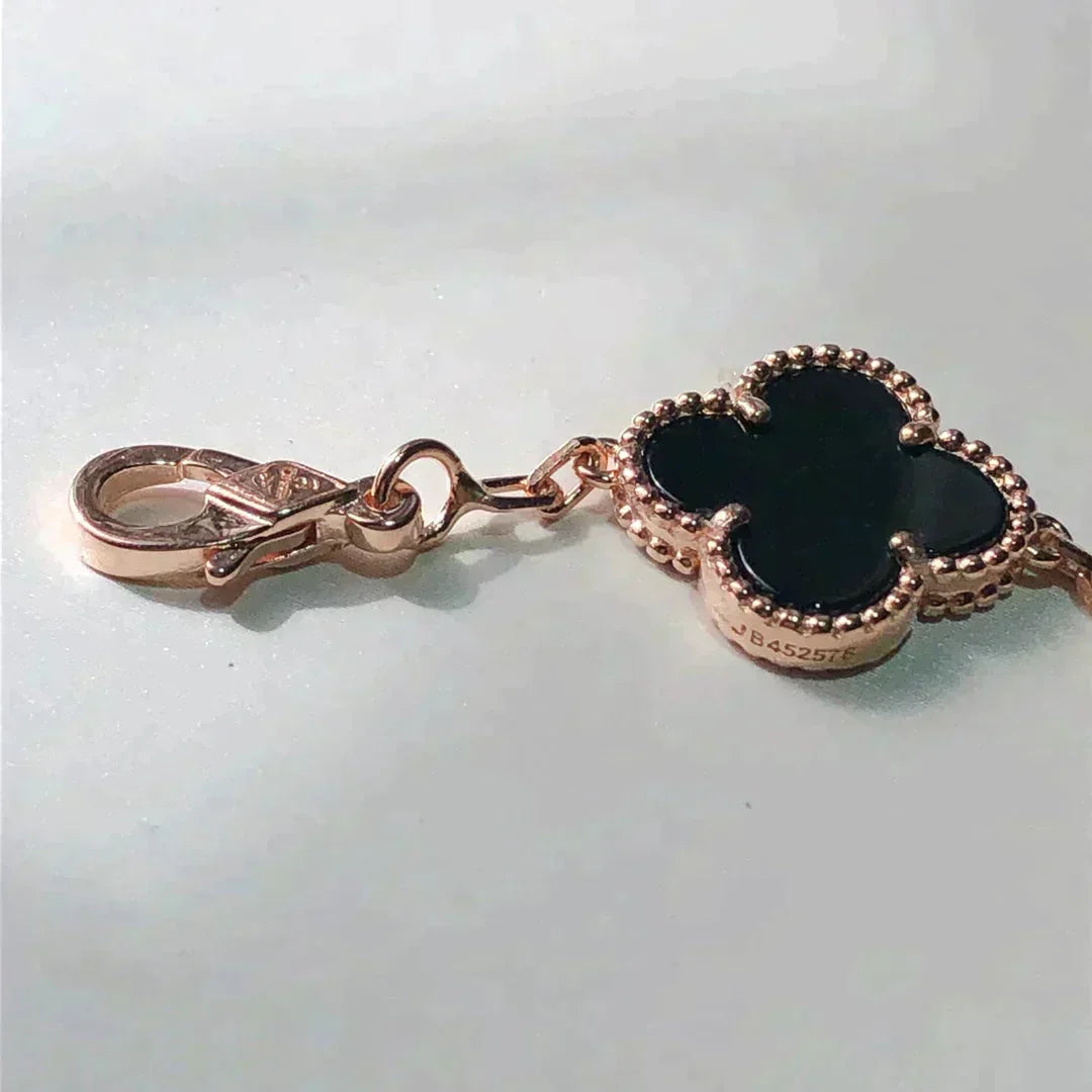 [Charm Aries Jewelry]CLOVER 5 MOTIFS MULTICOLOR  BRACELET