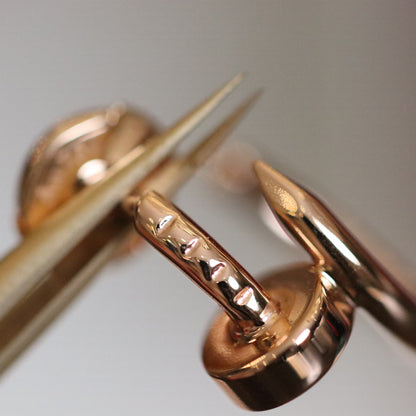 [Charm Aries Jewelry]JUSTE EARRINGS PINK GOLD