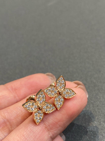 [Charm Aries Jewelry]STAR DIAMOND EARRINGS