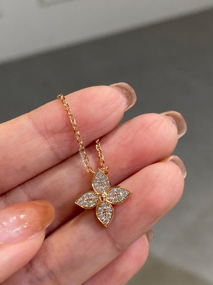 [Charm Aries Jewelry]STAR DIAMOND NECKALCE