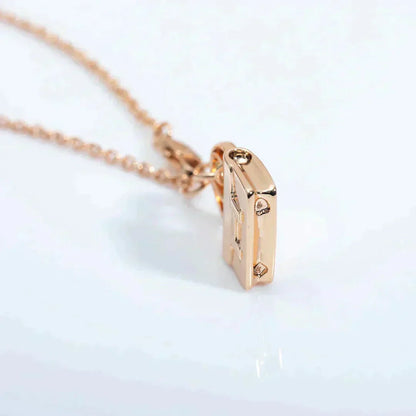 [Charm Aries Jewelry]AMULETTE PEDANT ROSE GOLD NECKLACE