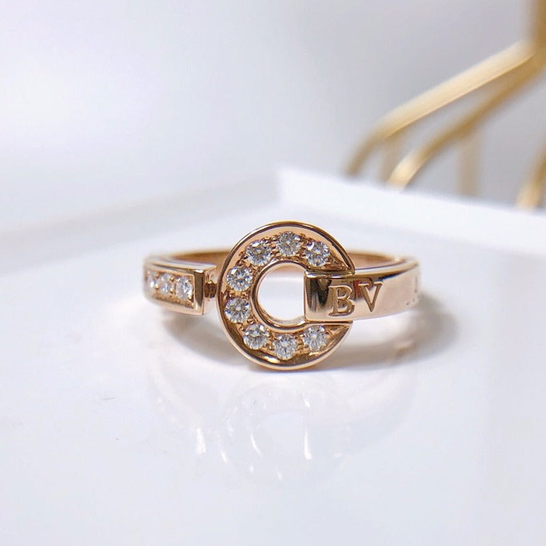 [Charm Aries Jewelry]DREAM RING DIAMOND PINK GOLD