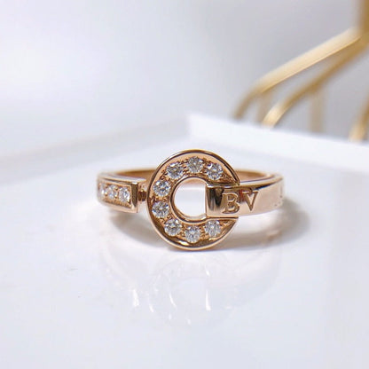 [Charm Aries Jewelry]DREAM RING DIAMOND PINK GOLD