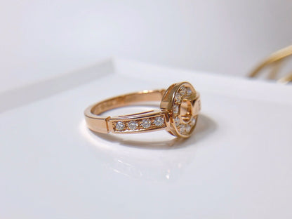 [Charm Aries Jewelry]DREAM RING DIAMOND PINK GOLD