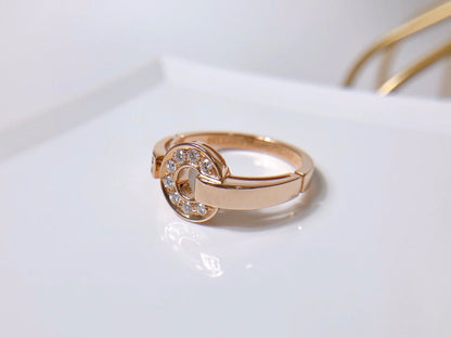 [Charm Aries Jewelry]DREAM RING DIAMOND PINK GOLD