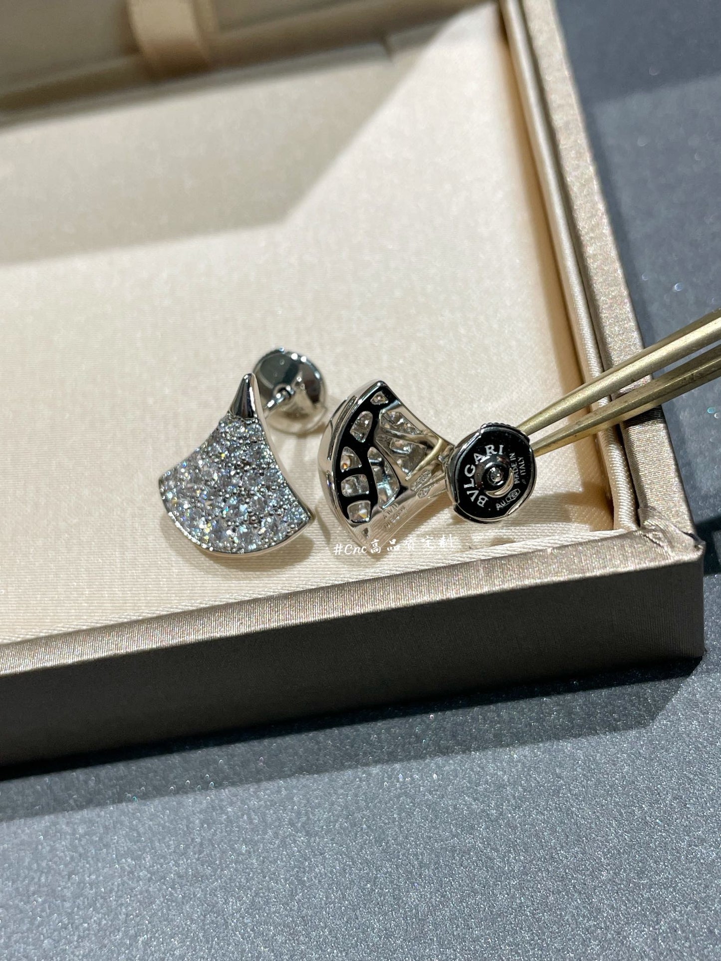 [Charm Aries Jewelry]DREAM STUD EARRINGS DIAMOND
