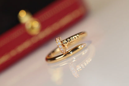 [Charm Aries Jewelry]JUSTE RING 2.65MM GOLD DIAMOND