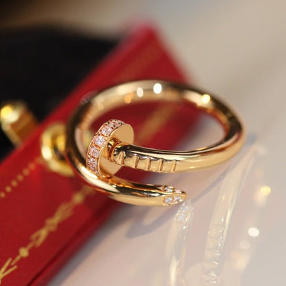 [Charm Aries Jewelry]JUSTE RING 2.65MM GOLD DIAMOND