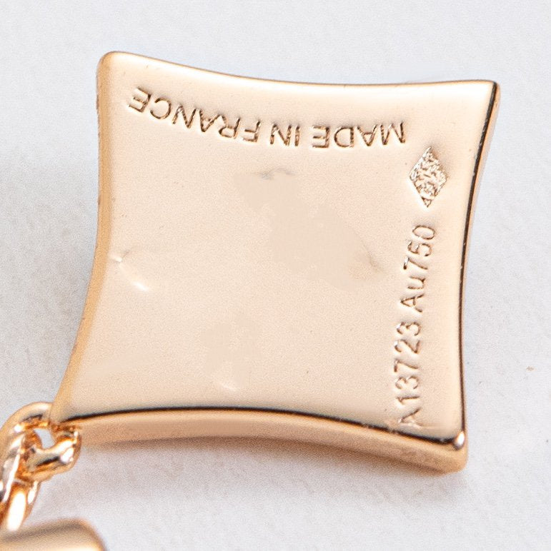 [Charm Aries Jewelry]STAR DIAMONDS EARRINGS GOLD