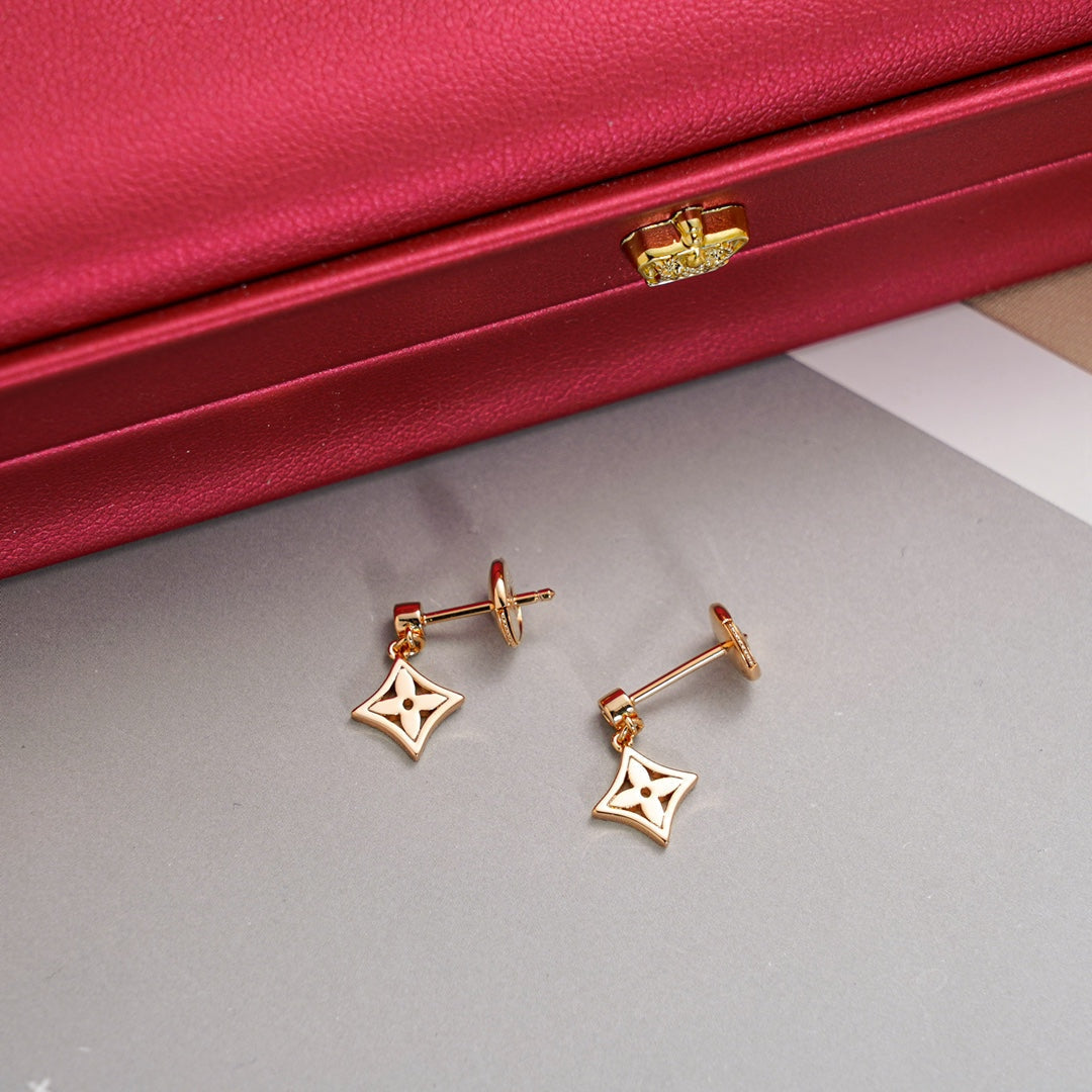 [Charm Aries Jewelry]STAR EARRINGS GOLD