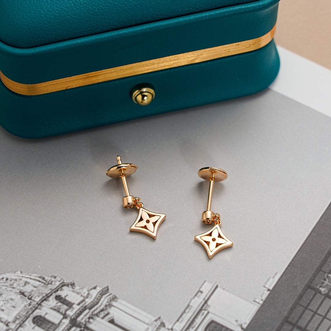 [Charm Aries Jewelry]STAR EARRINGS GOLD