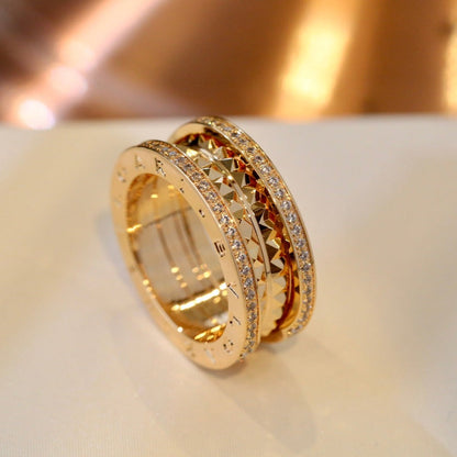 [Charm Aries Jewelry]ZERO 1 GOLD DIAMOND RING