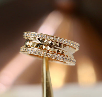 [Charm Aries Jewelry]ZERO 1 GOLD DIAMOND RING