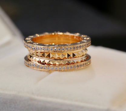 [Charm Aries Jewelry]ZERO 1 GOLD DIAMOND RING