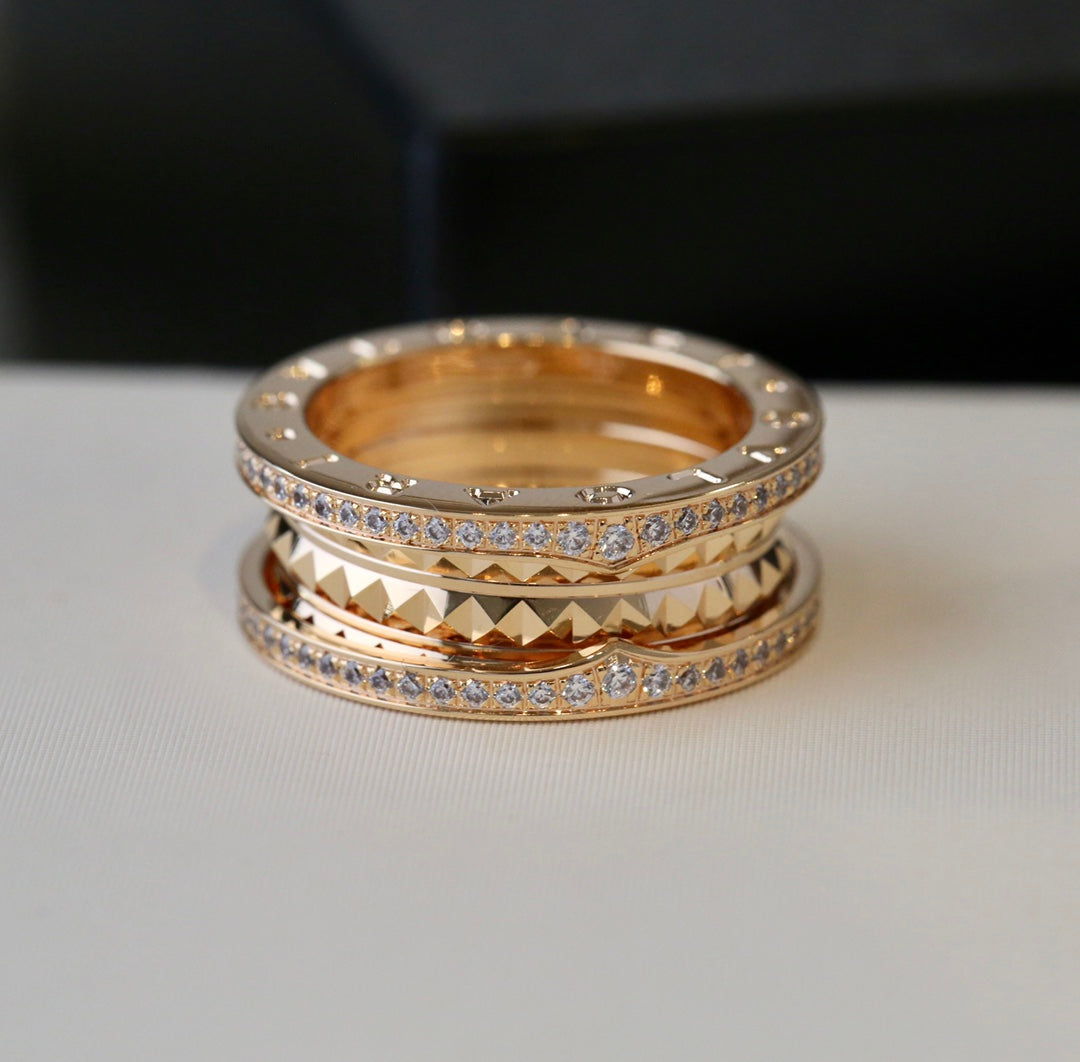 [Charm Aries Jewelry]ZERO 1 GOLD DIAMOND RING