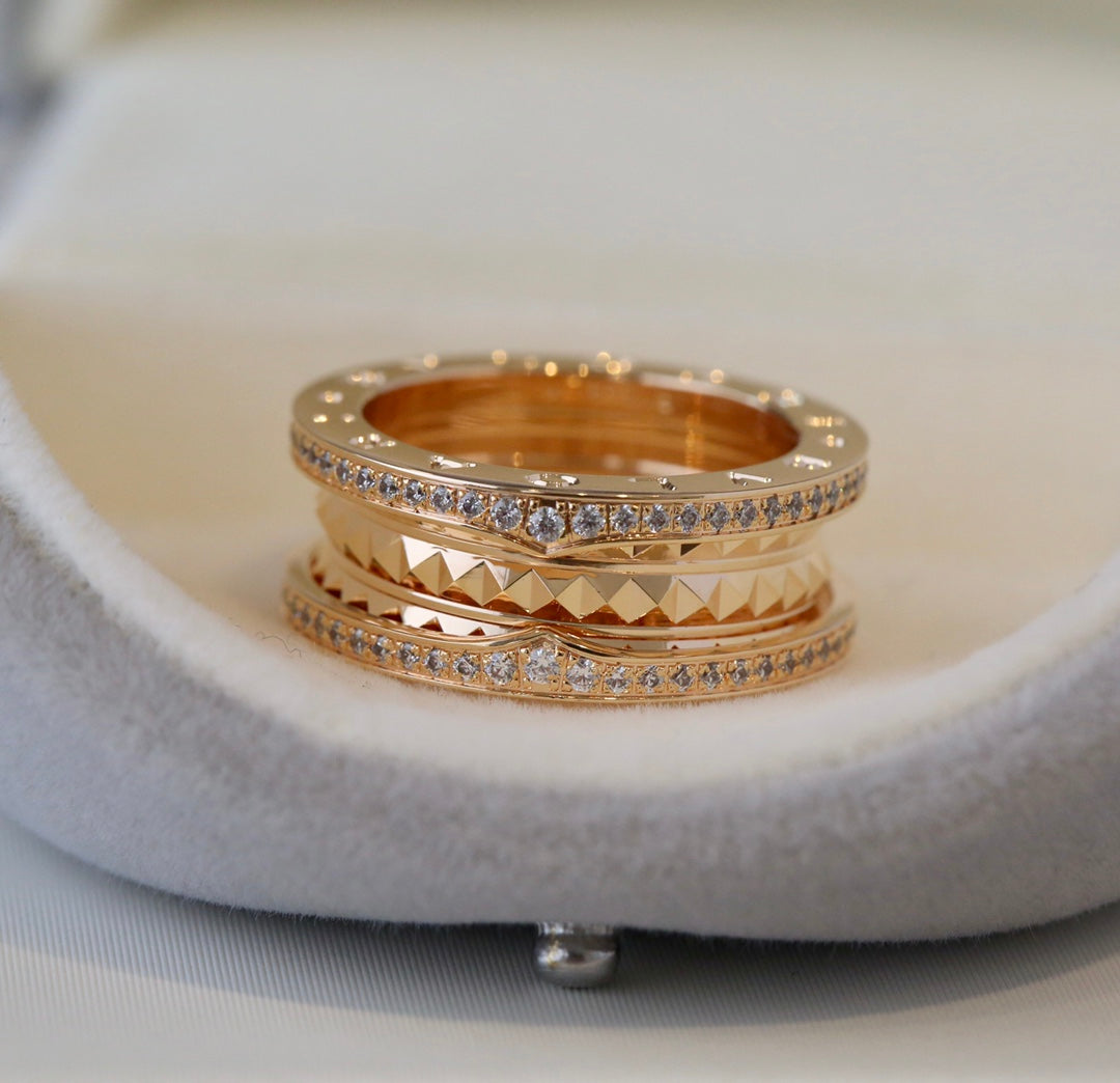 [Charm Aries Jewelry]ZERO 1 GOLD DIAMOND RING
