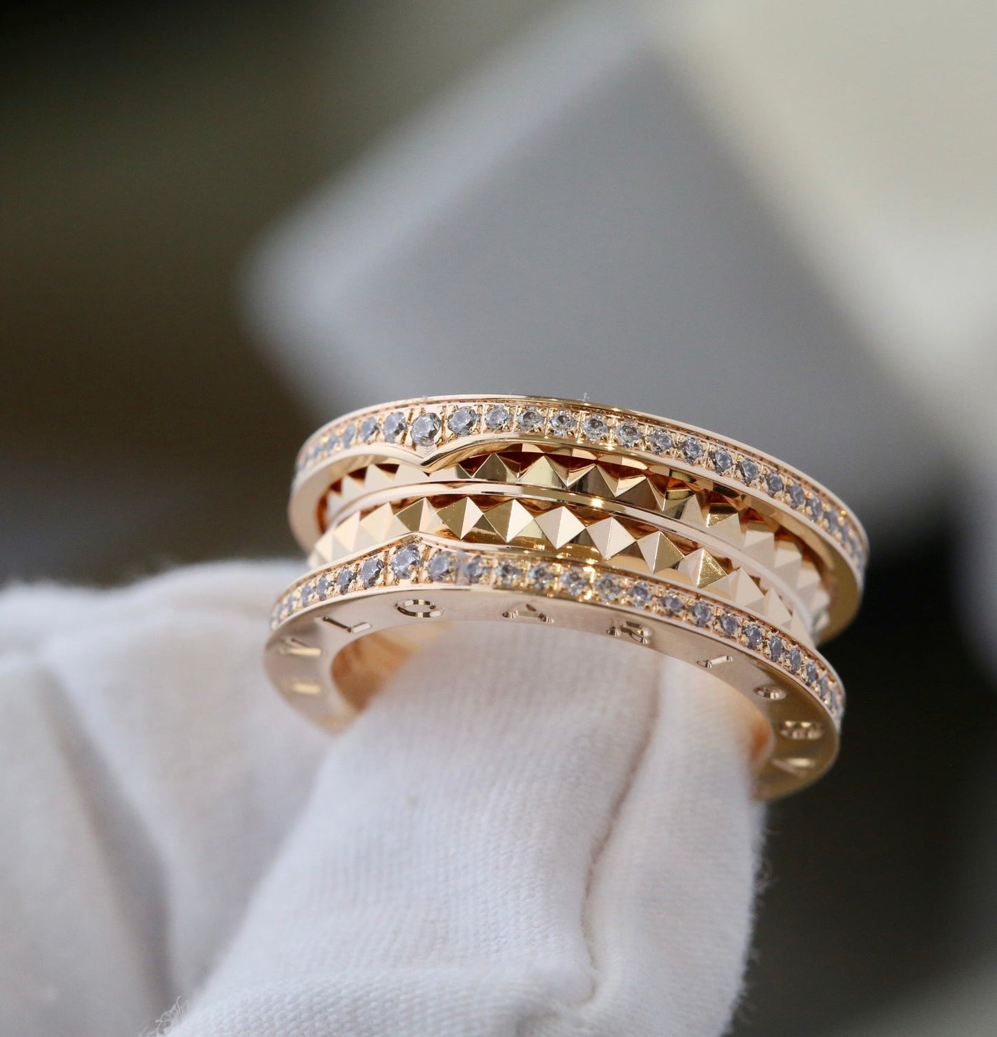 [Charm Aries Jewelry]ZERO 1 GOLD DIAMOND RING