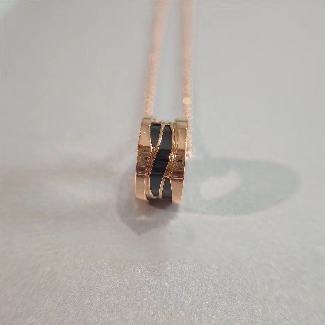 [Charm Aries Jewelry]ZERO 1 NECKLACE PINK GOLD