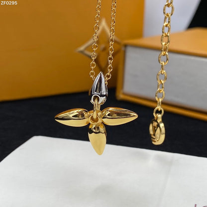 [Charm Aries Jewelry]LOUISETTE PEDANT GOLD NECKLACE
